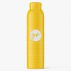 Red smoothie bottle mockup