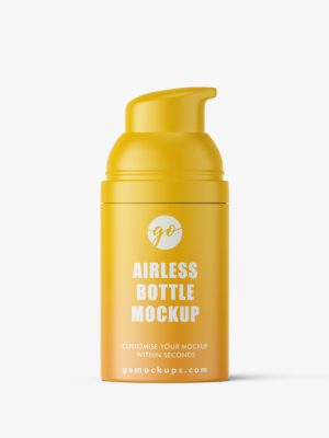 Airless bottle mockup / matt