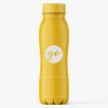 Carrot juice bottle mockup