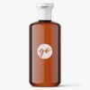 Cosmetic bottle mockup / amber