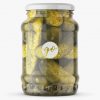 Pickle jar mockup