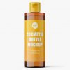Cosmetic bottle mockup 100 ml / amber
