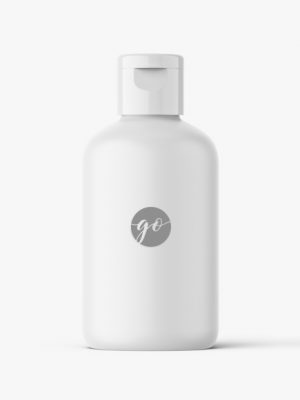 Matt Cosmetic bottle mockup 100 ml