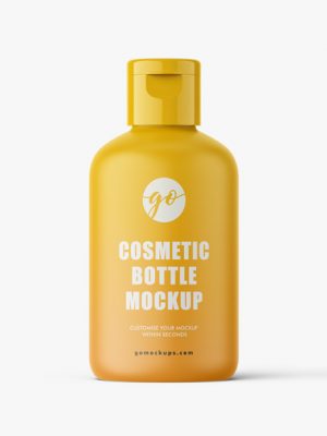 Matt Cosmetic bottle mockup 100 ml