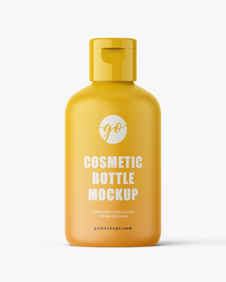 Matt Cosmetic bottle mockup 100 ml