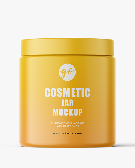 Download Transparent Jar Mockup 250 Ml Cosmetics Jars Jars Pharmacy Go Mockups