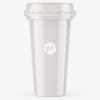 Glossy Yorurt Cup Mockup