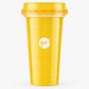 Glossy Yorurt Cup Mockup