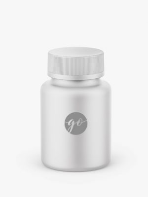 Matte bottle mockup #P0038