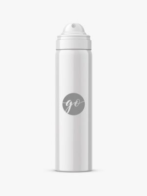 Glossy deodorant bottle mockup P0040
