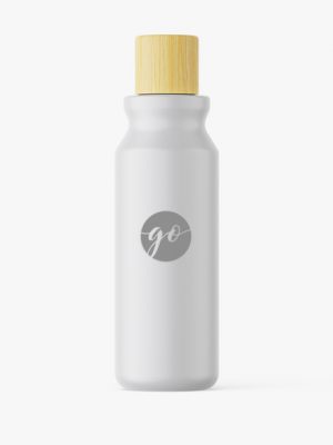 Matt cosmetic bottle mockup #P0041