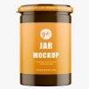 Glossy jar mockup #P0047