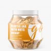 Plastic jar with nuts mockup #P0049